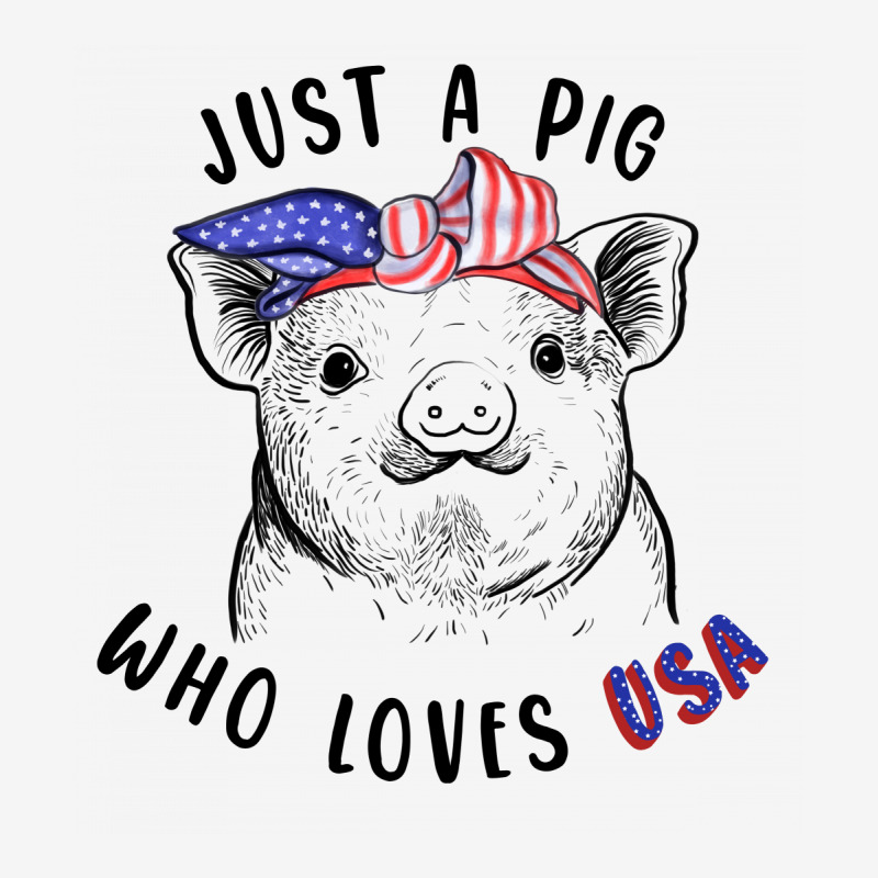 Just A Pig Who Loves Usa Classic T-shirt by autlu2024 | Artistshot