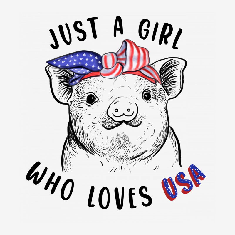 Just A Girl Who Loves Usa Classic T-shirt by autlu2024 | Artistshot