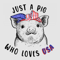 Just A Pig Who Loves Usa Exclusive T-shirt | Artistshot