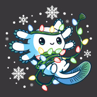 Axolotl Wrapped Up In Christmas Lights Funny Xmas 446 Ladies Curvy T-shirt | Artistshot