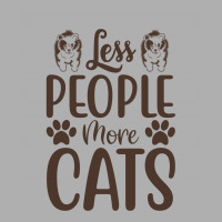 Less People More Cats Ladies Fitted T-shirt | Artistshot