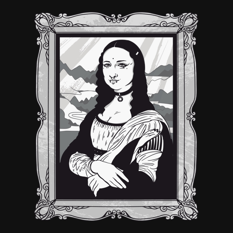 Gothic Mona Lisa Pin-back Button | Artistshot