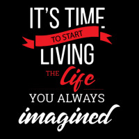 It's Time To Start Living The Life, You Always Imagined Cropped Hoodie | Artistshot