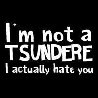 Im Not A Tsundere I Actually Hate You Long Sleeve Shirts | Artistshot