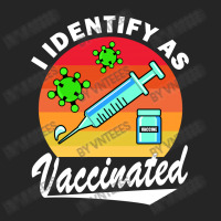 I Identify As Vaccinated Nurse Retro Vintage Unisex Hoodie | Artistshot