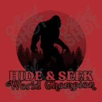 Retro Bigfoot Hide & Seek World Champion Ladies Fitted T-shirt | Artistshot