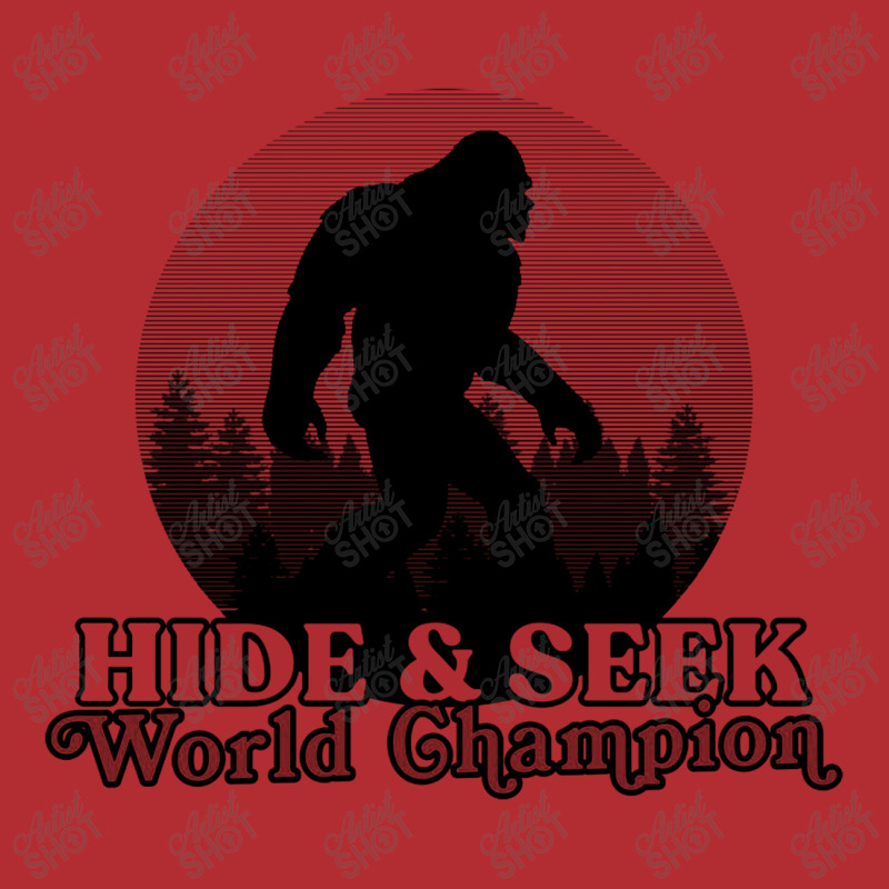 Retro Bigfoot Hide & Seek World Champion Ladies Fitted T-Shirt by qulonuhun | Artistshot