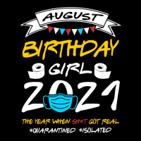 August Birthday Girl 2021 Isolated Cropped Sweater | Artistshot