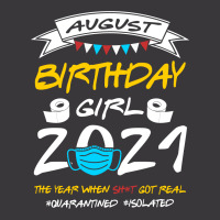 August Birthday Girl 2021 Isolated Ladies Curvy T-shirt | Artistshot