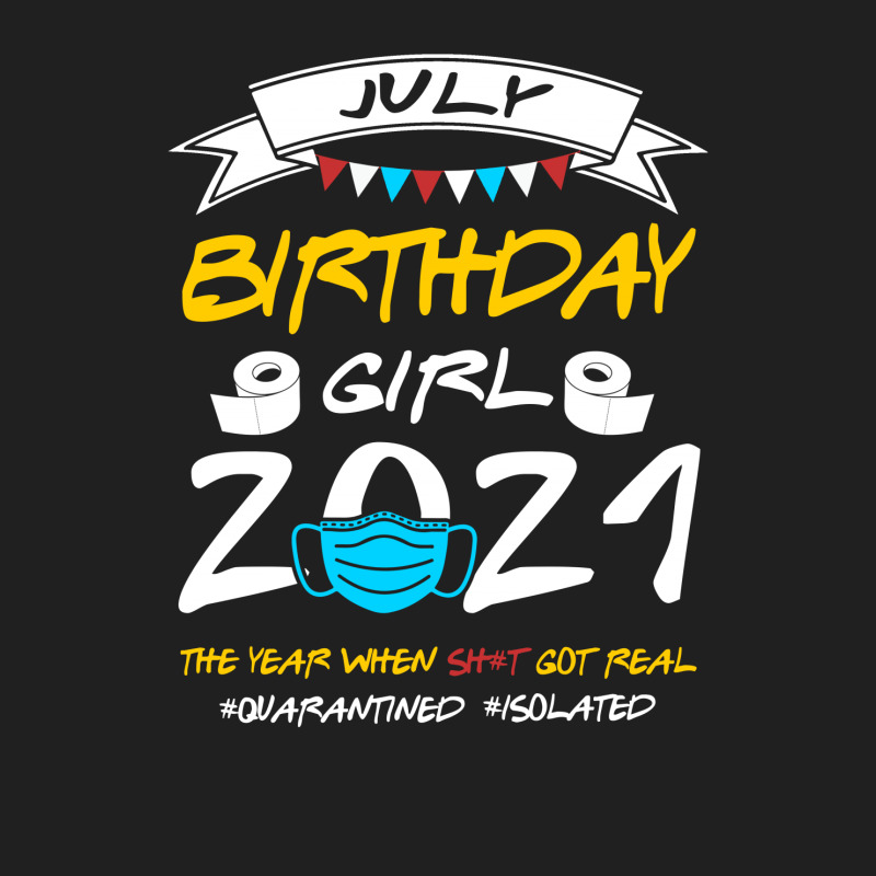 July Birthday Girl 2021 Isolated Ladies Polo Shirt by TwinkleRed.com | Artistshot