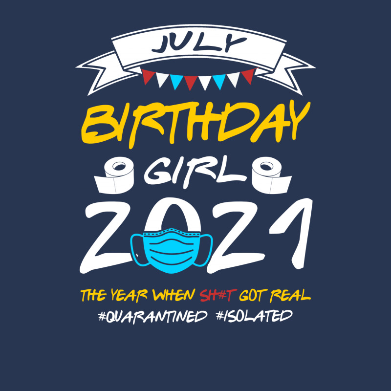 July Birthday Girl 2021 Isolated Ladies Denim Jacket by TwinkleRed.com | Artistshot