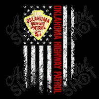 Oklahoma Highway Patrol American Flag V-neck Tee | Artistshot