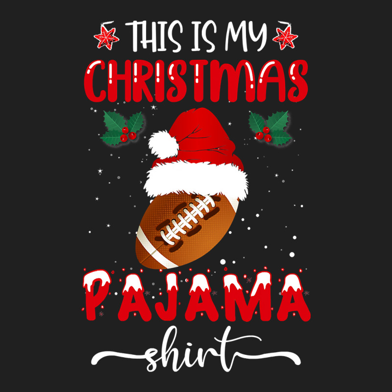 Football Football This Is My Christmas Pajama 379 Ladies Polo Shirt by circularflap | Artistshot