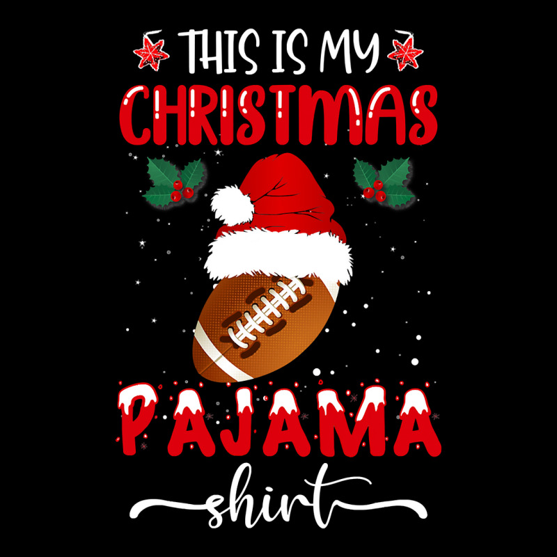 Football Football This Is My Christmas Pajama 379 Cropped Sweater by circularflap | Artistshot