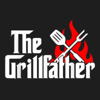 Mens Funny The Grillfather Cookout And Mobster Movie Parody Combo T Sh Classic T-shirt | Artistshot