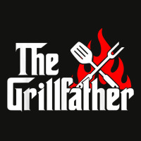 Mens Funny The Grillfather Cookout And Mobster Movie Parody Combo T Sh Scorecard Crop Tee | Artistshot