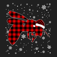 Bee Funny Bee Christmas Red Plaid Pajama Animals Lover 602 Drawstring Bags | Artistshot