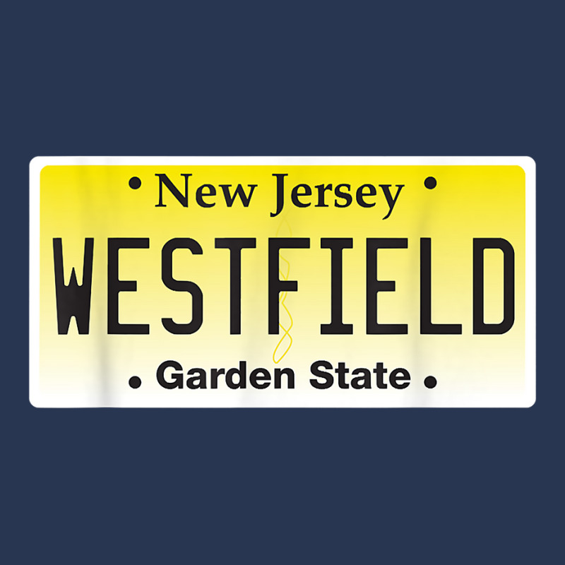 Westfield Nj Hometown New Jersey License Plate Graphic T Shirt Men Denim Jacket | Artistshot