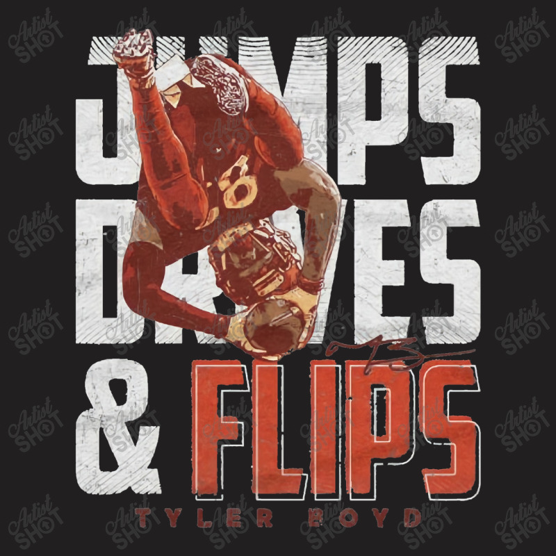 Jumps Drives And Flips T-shirt | Artistshot