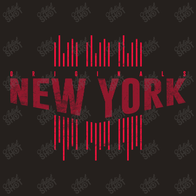 New York Futuristic Typography Tank Top by sevendesign | Artistshot