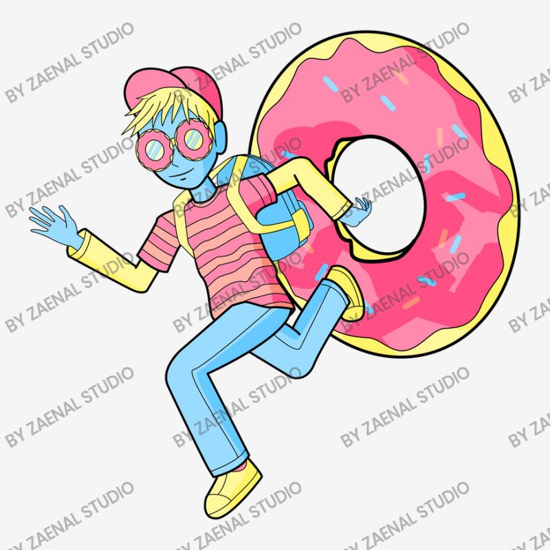 Just Run Because Love Donut Landscape Canvas Print | Artistshot