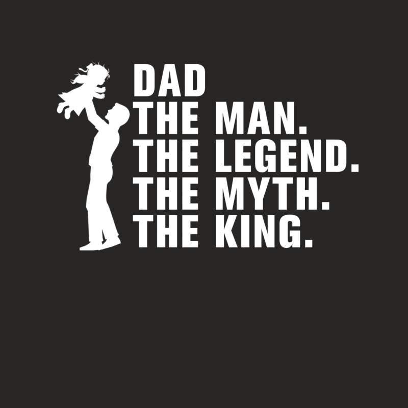 Dad The Man The Legend The Myth The King Ladies Fitted T-Shirt by autlu2024 | Artistshot