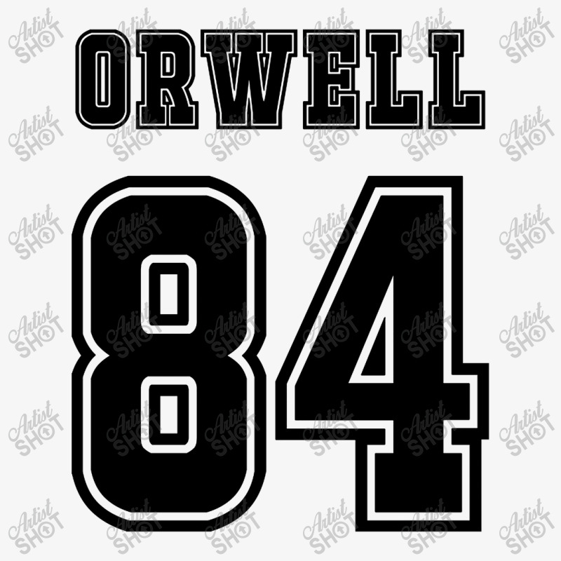 Orwell 84   George Orwell Ladies Fitted T-Shirt by mampubae | Artistshot