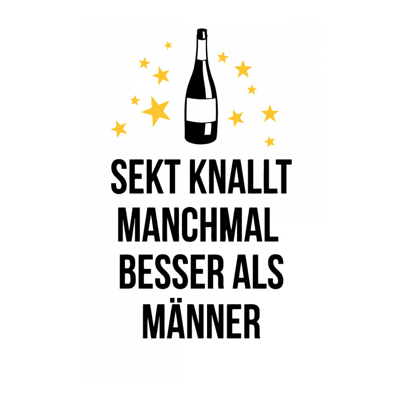 Sekt Knallt Manchmal Besser Als Männer V-Neck Tee by putiandini | Artistshot