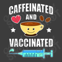 Coffee Lover Caffeinated And Vaccinated Men's Polo Shirt | Artistshot