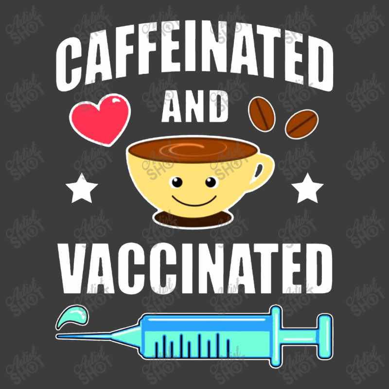 Coffee Lover Caffeinated And Vaccinated Men's Polo Shirt by namungtakon | Artistshot