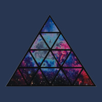 Galaxy Triangle Funny Banter Illuminati Stars Planets Bold Eye Men Denim Jacket | Artistshot