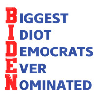 Biden Biggest Idiot Democrats Ever Nominated T Shirt Men's T-shirt Pajama Set | Artistshot