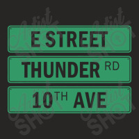 Springsteen E Street Thunder Ladies Fitted T-shirt | Artistshot