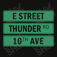 Springsteen E Street Thunder Scorecard Crop Tee | Artistshot