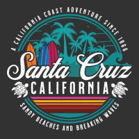 Retro Santa Cruz California Sandy Beaches Breaking Waves Pullover Hood Baby Bodysuit | Artistshot