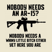 Nobody Needs An Ar-15 Cropped Hoodie | Artistshot