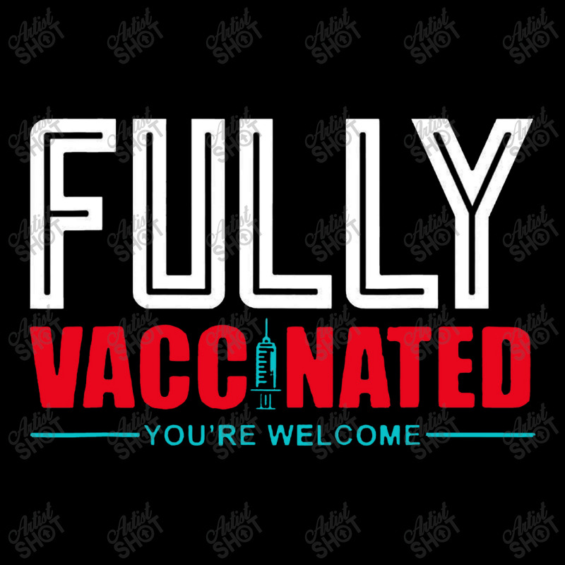 Fully Vaccinated You Are Welcome Youth Zipper Hoodie by namungtakon | Artistshot