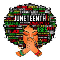 Juneteenth Independence Day Afro Word Art Black Girl Women T Shirt Men's Long Sleeve Pajama Set | Artistshot