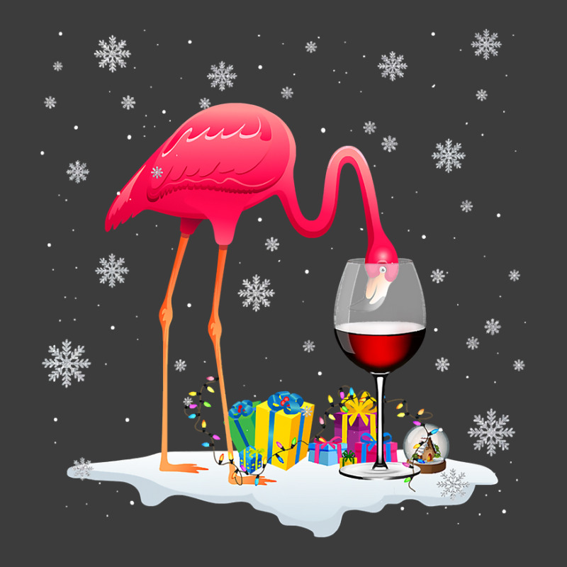 Flamingo Tropical Funny Pink Flamingo Drink Wine On Christmas Xmas 497 Men's Polo Shirt by circularflap | Artistshot