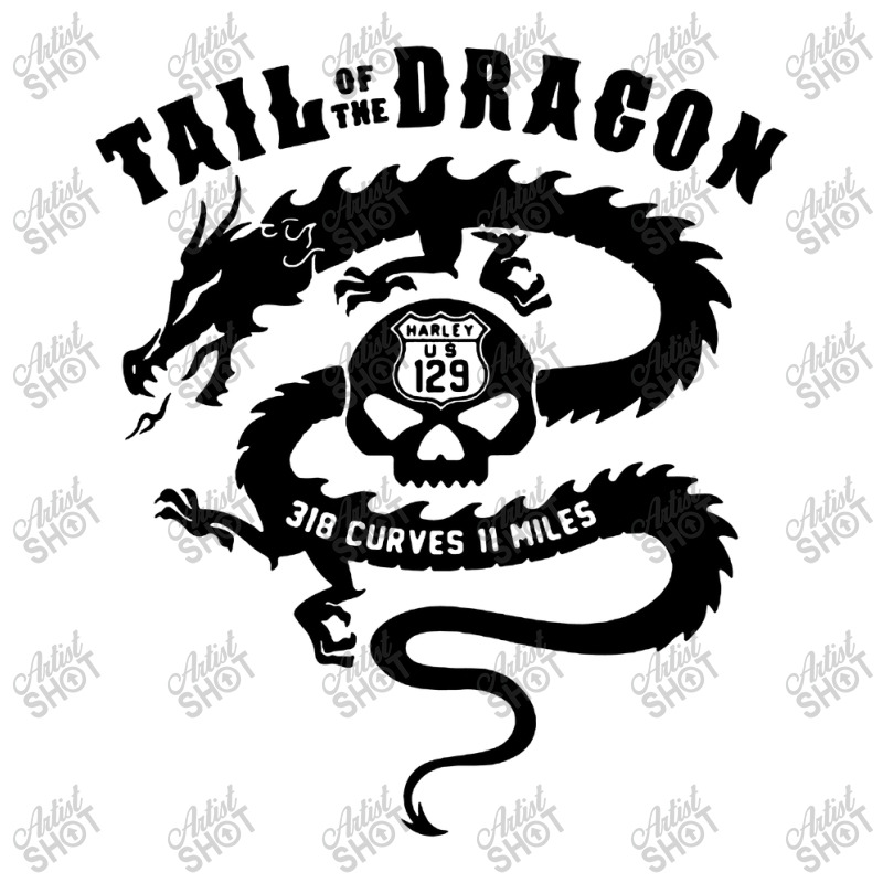 Tail Of The Dragon V-neck Tee | Artistshot