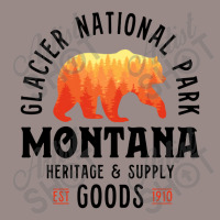 Glacier National Park Vintage T-shirt | Artistshot