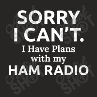 Amateur Ham Radio Operator Dad Grandpa Funny Gift Ladies Fitted T-shirt | Artistshot