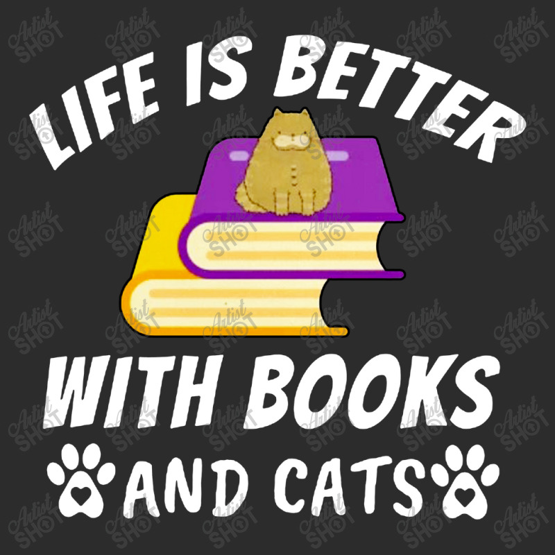 Life Is Better With Books And Cats Exclusive T-shirt | Artistshot