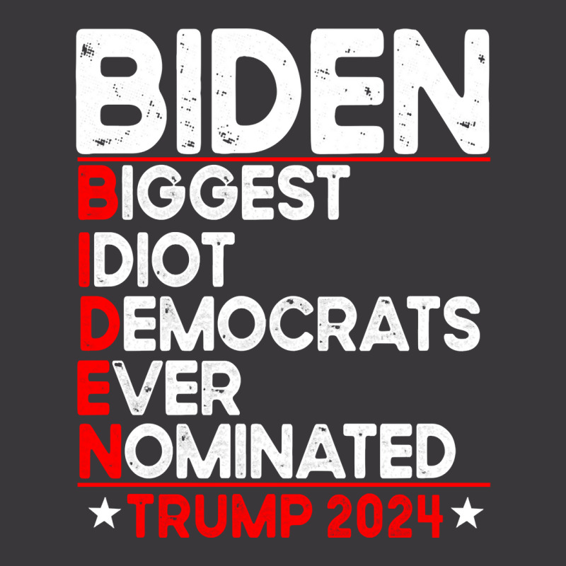 Anti Biden Biggest Idiot Democrats Ever Nominated Trump 2024 Pullover Ladies Curvy T-Shirt by carlianagorley | Artistshot