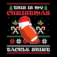 Football This Is My Christmas Tackle Christmas American Football 414 Pocket T-shirt | Artistshot