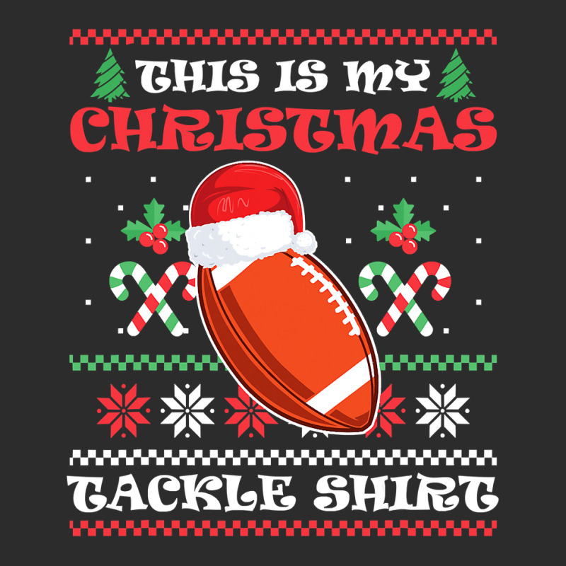 Football This Is My Christmas Tackle Christmas American Football 414 Exclusive T-shirt by circularflap | Artistshot