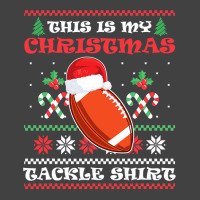 Football This Is My Christmas Tackle Christmas American Football 414 Vintage T-shirt | Artistshot