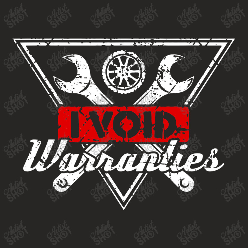 I Void Warranties Ladies Fitted T-Shirt by netintern | Artistshot