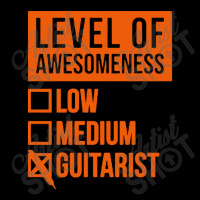 Funny Level Of Awesomeness Low Guitar V-neck Tee | Artistshot