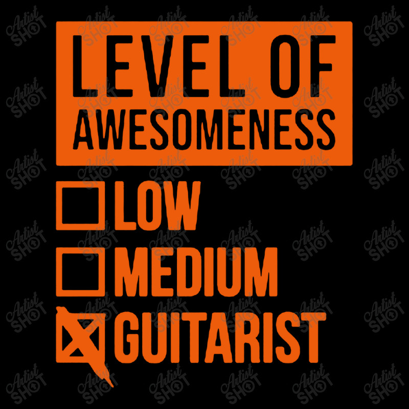 Funny Level Of Awesomeness Low Guitar Lightweight Hoodie | Artistshot